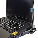 Gamber-Johnson Docking Station with Getac B360 Laptop and Screen Support