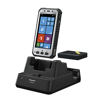 Panasonic Single Device Port Replicator FZ-VEBX111U Panasonic Cradle/Port Replicator for Toughpad FZ-E1 and FZ-X1 FZ-VEBX111U